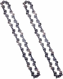 2 Pack R40 10 Inch Chainsaw Chain 3/8" LP .043" Gauge 40 Drive Links Compatible with Ryobi Echo CS-271 PPF-225 Homelite WORX WG322 Black & Decker LCS1020 Chainsaw