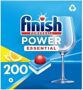 Finish Powerball All in One Deep Clean Dishwasher Tablets, Lemon Sparkle, 200 Tablets