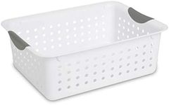 Sterilite Ultra Basket, White, Medium