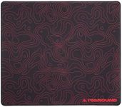 Higround LAVAROCK Large Topograph Gaming Mousepad, Cool Medium Speed Desk Mousepad, Computer Mouse Mat, Flat Stitched Edge, Full Range of Motion, Non-Slip Rubber Base, Perfect for Gamers & Office Use