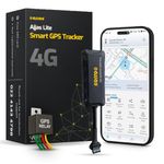Ajjas 4G Lite (Remote Engine Lock) Wired Hidden AI Smart GPS Tracker for Car/Bike with Driving Score, Location Tracking, Geo-Fence Alert, 15+ Features (1 Year Free Platform)