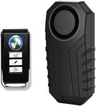 GREENCYCLE 1 Pack Bike Alarm with Remote, Anti-Theft Vibration Security Alarm for E-Bike Vehicle Bicycle Electric Tricycle, 113dB Volume and Sensitivity Adjustable, IP55 Waterproof, SOS Function