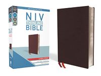 NIV, Thinline Bible, Large Print, Bonded Leather, Burgundy, Red Letter Edition: New International Version, Burgundy, Bonded Leather, Thinline Bible: Red Letter Edition