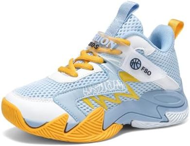 Unisex Kids Basketball Shoes Boys Girls Fashion Athletic Sneakers