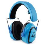 GREEN DEVIL Toddler Ear Protection Safety Ear Muffs Design For Age 3-16 Noise Cancelling SNR 27.4dB Kids Hearing Protection Earmuffs Sensory Headphones for Autism Kids (Blue)