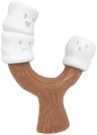 Nylabone Strong Chew Marshmallow Stick Dog Chew Toy - Fun & Cute Dog Toys for Aggressive Chewers, Durable Dog Toys, Toasted Marshmallow & Peanut Butter Flavor, Large/Giant (1 Count)