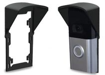 Gestech RingDoorbell Rain Cover No Drill Weather Protector for 1st, 2nd Generation, 2, 3, 3 Plus, 4, Anti Glare