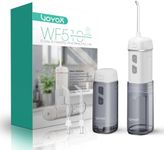 VOYOR-HEALTH Mini Travel Water Flosser, Portable Electric Flosser for Teeth, Rechargeable Cordless Oral Irrigator with 3 Modes & IPX7 Waterproof, Irrigator Dental for Travel Home Use WF510 (Silver)