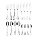 Oneida Stainless Steel Flatware Set For 4