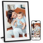 AEEZO Digital Picture Frame WLAN, 10.1 Inches Digital Photo Frame Built in 32GB Memory,1280 x 800 IPS Touchscreen Electronic Photo Frame,Automatic Rotation, Easy Setup and Share Photos or Videos