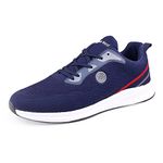 Bacca Bucci Mens Project Plus Running Shoe/Walking/Training Shoe Specially Developed For Wide And Large Foots|Only Big Uk-11 To 15 (Blue, Size Uk11)