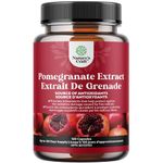 Extra Strength Pomegranate Extract Capsules - Pomegranate Supplement with Superfood Antioxidants & Ellagic Acid - Non-GMO Nitric Oxide Supplement with 5:1 Extract Equivalent to 100mg (120 Capsules)