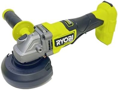 RYOBI ONE+ HP 18V Brushless Cordless 4-1/2 in. Angle Grinder (Tool Only) PBLAG01B