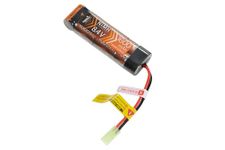 Lancer Tactical Airsoft Battery 8.4V NiMH Flat Battery Pack w/Mini Tamiya Connector High Capacity 1600mAh Battery