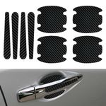 8PCS Car Door Handle Protectors Black Sticker Protector Auto Protective Sticker Carbon Fiber Anti-Scratches Protective Film for Kia Sportage Accessories or Ford Kuga Accessories