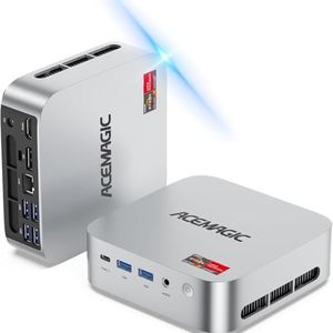 ACEMAGIC Mini PC Windows 11 Pro, Ryzen 7 7730U K1 Mini Computers(Beat 6800U, up to 4.5Ghz) 16GB RAM 1TB SSD, Light Gaming Desktop 4K Triple Display Mini Desktop Bluetooth/WiFi6/Office
