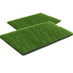 SSRIVER Artificial Grass for Dog, 2 PCS Dog Grass Suitable for Indoor/Outdoor Dog Potty Training, Fake Grass Pad for Dog are Easy to Use and Clean, Dog Turf Grass Pad Large
