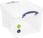 Really Useful Plastic Storage Box 35 Litre Clear