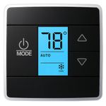 RV Thermostat Compatible with Dometic 3316250.712, 3-Wire Single Zone Control for Cool/Heat, 12V DC, Capacitive Touch, Blue Backlight(Only Fit for 3 Wire)