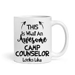 Misaavi This is What an Awesome Camp Counselor Looks Like, Choose Your Favorite from List, Best Coffee Mug Gift Idea 11oz/325ml Ceramic Coffee/Tea/Milk Mug. (Camp Counselor)