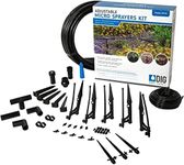 DIG SM50 Adjustable Micro Sprayer 46 Piece Kit for Gardens - Versatile and Efficient Watering up to 500 sq. ft.