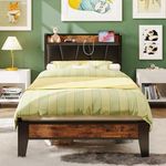 LIKIMIO Twin XL Bed Frames, Storage