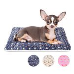 Kekuningan Dog Bed Mat for Smal Medium Large Dogs and Cats 22 inch Washable Dog Crate Mattress Soft Warm Flat Pet Cushion Bedding Puppy Pillow Blanket Reversible 53x31cm