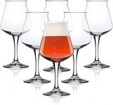 Teku 3.0 Craft Beer Tasting Glasses by Rastal, Set of 6, 14.2ounce, Clear