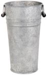 Fallen Fruits OZ33 Large Old Zinc Vase, Silver, Number: 1 Item, 18.600000000000001 x 16.399999999999999 x 30 cm