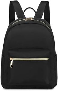 Mini Backpack Girls Womens Fashion Small Backpack Purse Mini Bookbag for Teens Adult Kids School Travel Daypack Black