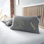 GC GAVENO CAVAILIA Bamboo Memory Foam Pillow 1 Pack - Breathable Bed Pillow - Antiallergic Firm Support Pillow For Sleeping - Highly Comfort Pillow, 75x45 Cm