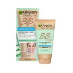 Garnier Oil-Free Perfecting All-in-1 BB Cream, Shade Medium, Tinted Moisturiser SPF25, Mattifies Skin & Evens Complexion, With Hyaluronic Acid, Aloe & Mineral Pigments, 50ml