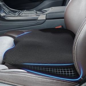 Qutool Cojín del Asiento del automóvil cojín en Forma de cuña Conductor cojín en Forma de cuña Memoria cojín de Espuma cojín del Asiento del automóvil