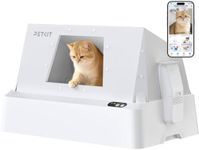 PETKIT Purobot Crystal Self Cleaning Cat Litter Tray with Cover, Automatic Cat Litter Tray Non-Clumping for Multi-Cat, Smart Health Monitoring & AI Camera, Odor Control, Works with Silica Litter