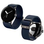 Spigen Lite Fit Designed For Google Pixel Watch 3 41mm / Pixel Watch 2 / Pixel Watch Band Nylon Solo Loop Band (2024/2023/2022) - Navy