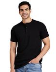 Amazon Brand - Symbol Men's Solid Regular Fit Polo Shirt (AW19MCPO_Jet Black M)