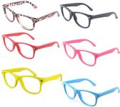 6 Pack Retro Children Stylish Cute Glasses Frame Without Lenses Childrens Fake Eye Glasses Party Supplies