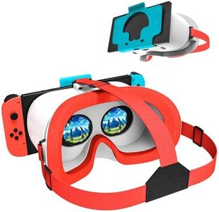 MVPTGRS VR Headset for Original Nintendo Switch & Switch OLED Model Upgraded, Virtual Reality Glasses with Adjustable HD Lenses and Comfortable Head Strap, Labo Kit, 4D Goggles