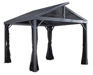 Sojag Outdoor 8' x 8' Sanibel II Hardtop Gazebo Outdoor Sun Shelter