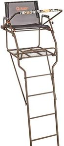 Guide Gear Ultra Comfort 18' Ladder Tree Stand for Hunting Climbing Hunt Seat, Hunting Gear Equipment Accessories