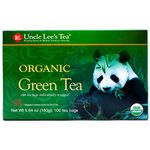 Uncle Lee's Organic Green Tea - 100 Tea Bags net wt 5.64 oz (160g)