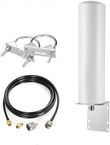 High Gain 10dBi Wideband Omni Directional GSM CDMA 3G/4G/ LTE/Wi-Fi Universal Antenna for Wilson Cell Phone Amplifier Cellular Signal Booster and Other USA/Canada Carriers Cellular Router, Eifagur