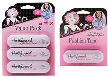 FOUR PACK - Hollywood Fashion Tape Clothing 2-Sided Tape 144-Strips w/ 4 Tins - #KitFT36 by Hollywood