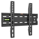 VonHaus TV Wall Bracket for 15-42" Screens, Ultra-Slim TV Bracket with Spirit Level, Flat to Wall Mount, 40kg Capacity, Max VESA: 300x200m