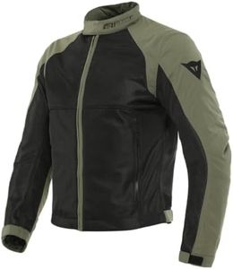 Dainese Sevilla Air Tex Jacket, Veste Moto Été, Homme, Noir/Grape-Leaf, 52