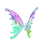 Elf Wings Fairy Wings Costume Accessory for Women Kid Girl DIY Assembly with LED Light