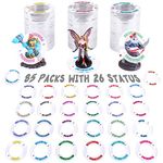 DND Condition Markers Rings 85 Pcs Status Effects Tools in 26 Conditions & Colors Dungeon and Dragon Game Accessories for RPG Tabletop Gaming