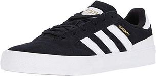 adidas Skateboarding Busenitz Vulc II Core Black/Footwear White/Gum 4 11 D (M)