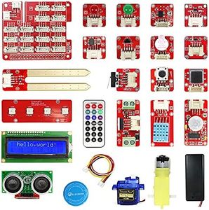 ELECROW Sensor Kit for Raspberry Pi, Programming Learning Kit, Electronics and Coding Kit for Raspberry Pi Beginners