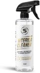 Stealth Supply Interior Cleaner - Safe on Plastic Vinyl and Leather, Light Grime Dust Buildup Removal for Dashboard Door Panels Console, Natural Finish Car Interior Detailing Spray